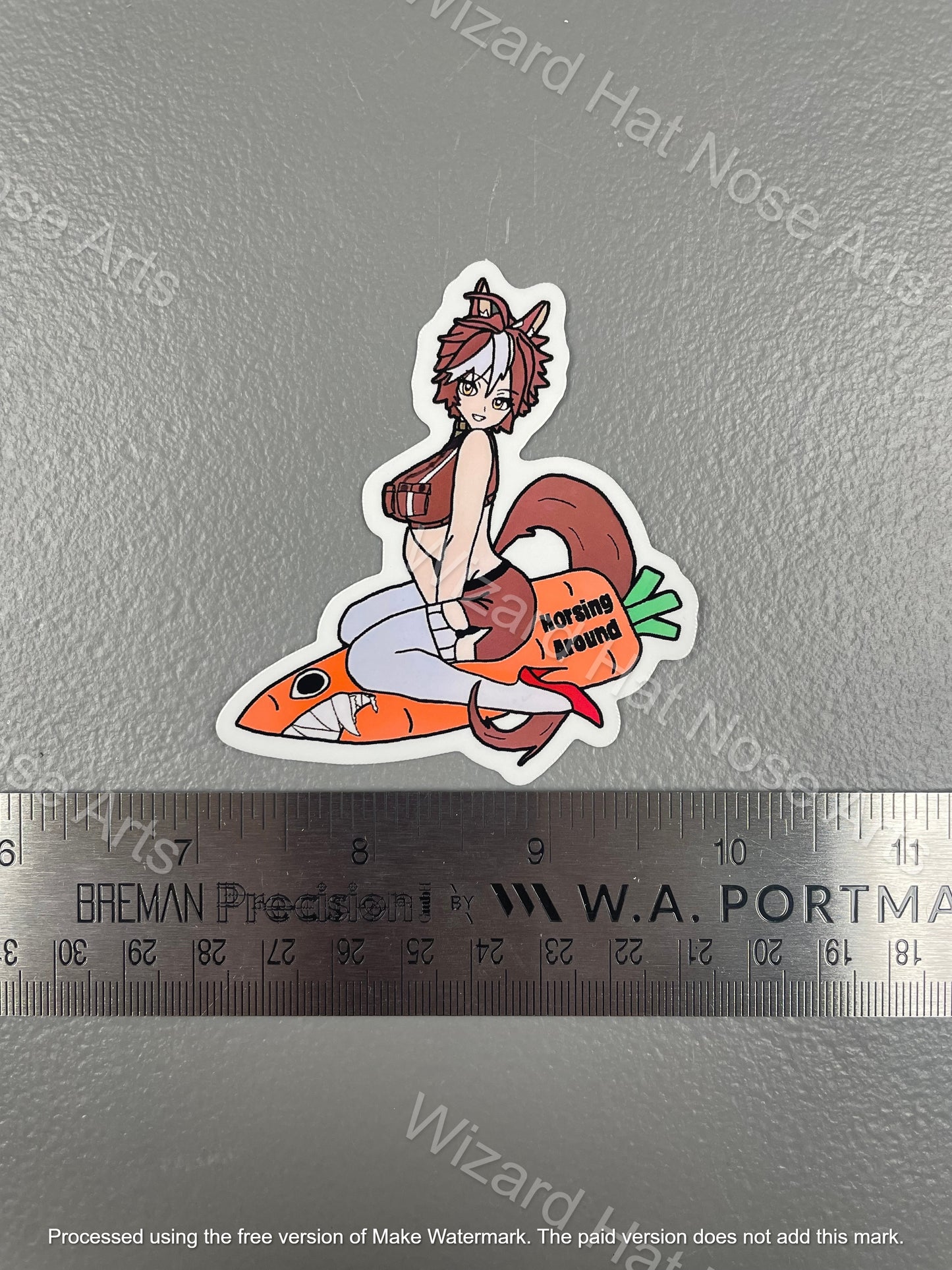 3-Inch "Horsing Around" Sticker