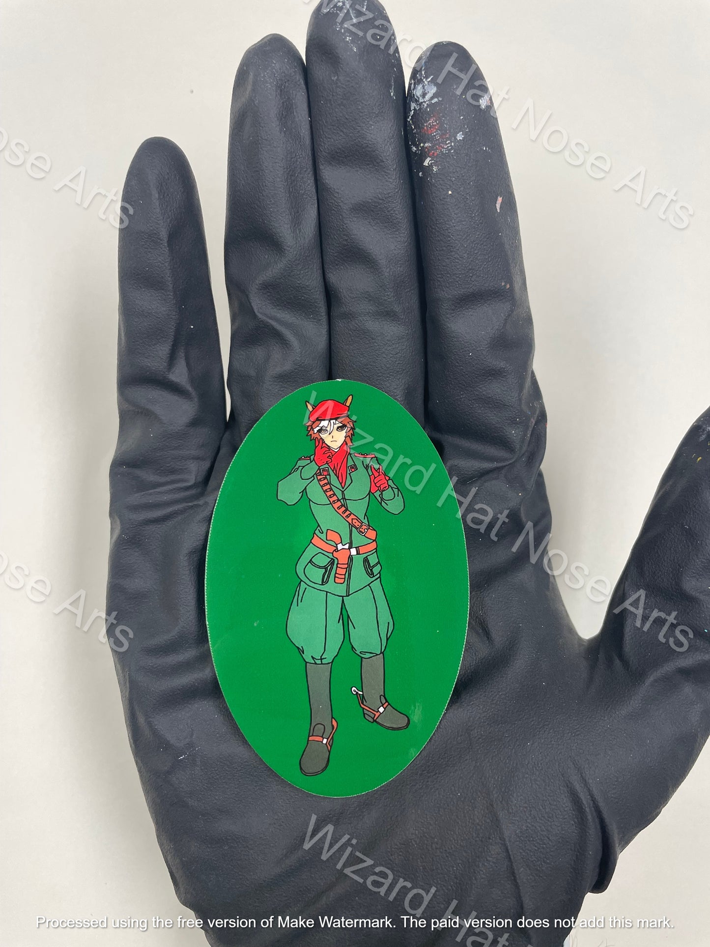 3-inch MGS Tomoe Ocelot Sticker