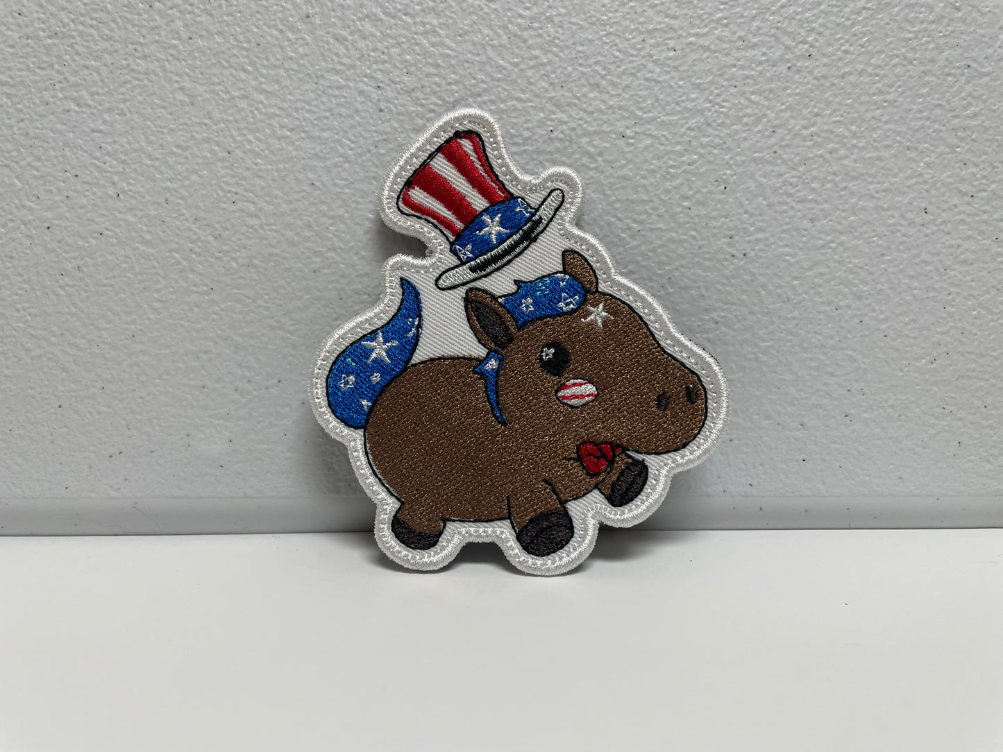 3.5-inch Patriotic Horse Patch