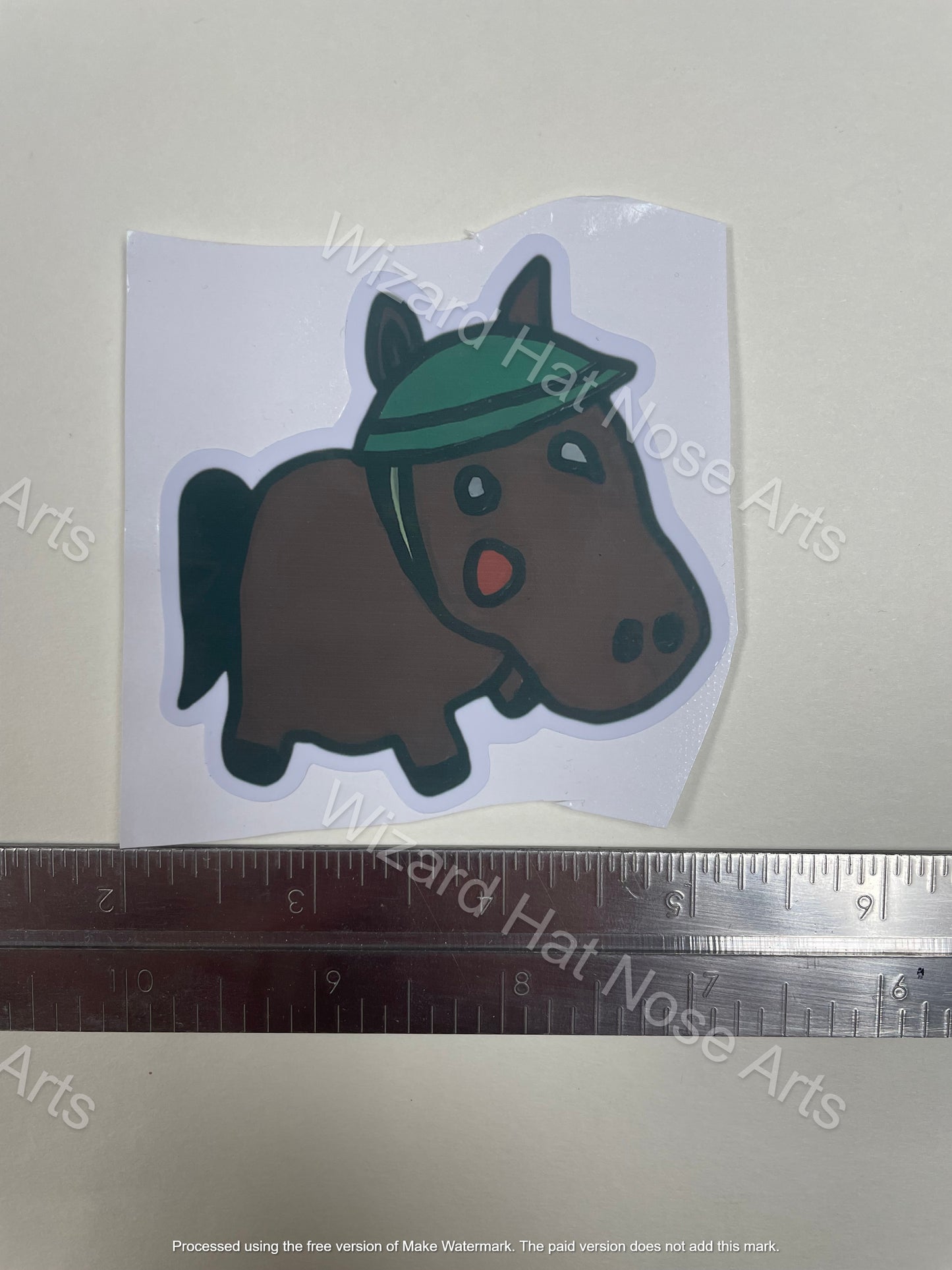 3-Inch Hand Drawn Horse Soldier Sticker