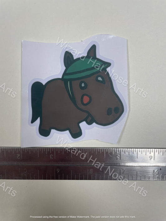 3-Inch Hand Drawn Horse Soldier Sticker