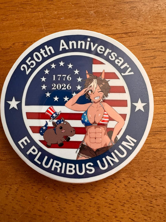 4-inch 250th Anniversary Umarmy Sticker