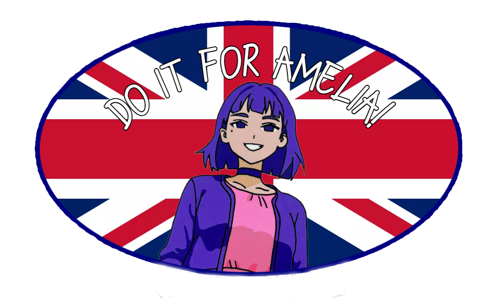 4-inch "Do It For Amelia" Sticker