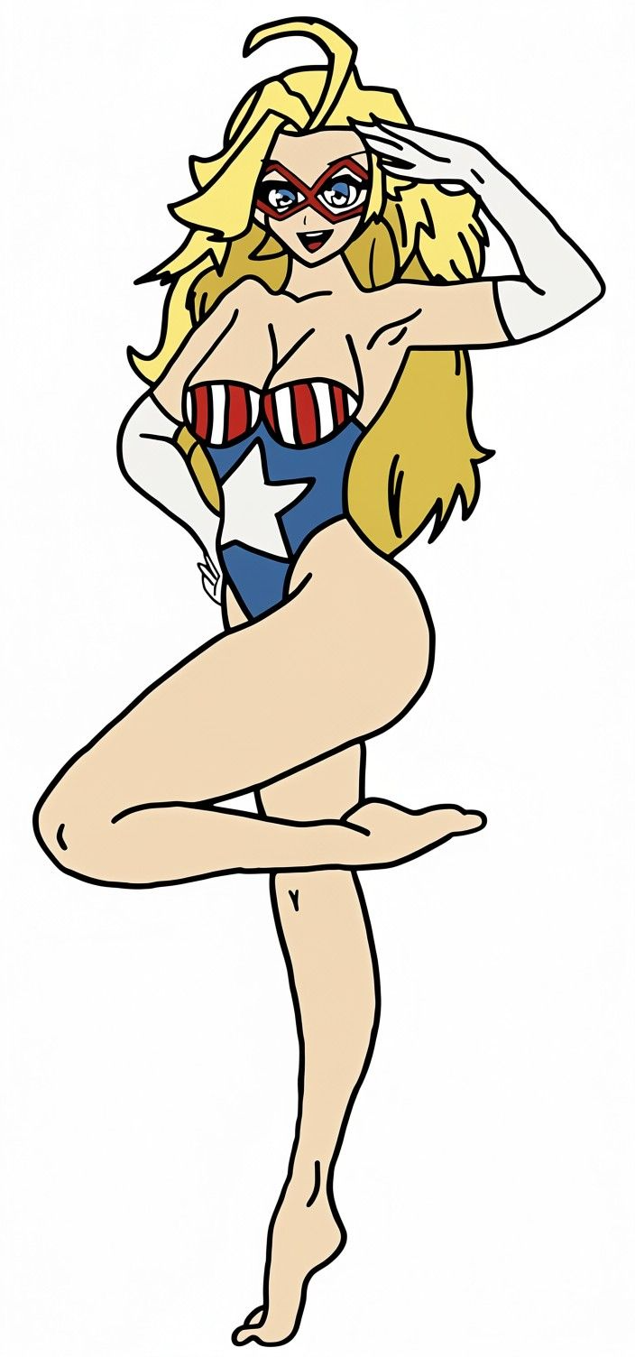 3-inch Kamen America Pinup Sticker