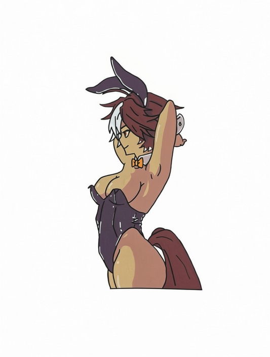 3-inch Tomoe Umari Bunny Girl Sticker