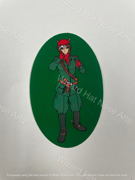 3-inch MGS Tomoe Ocelot Sticker