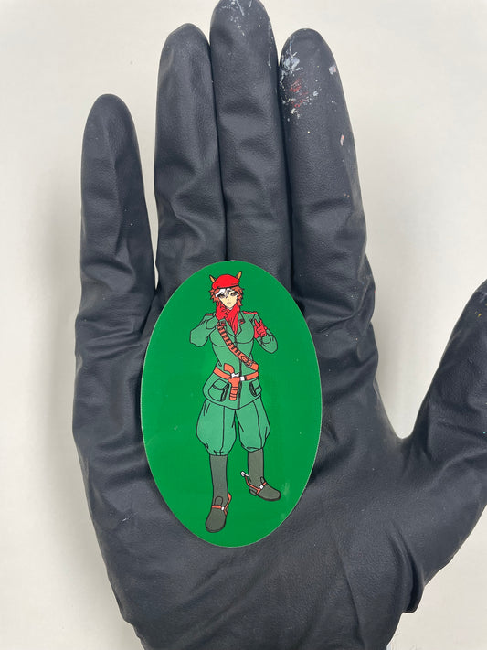 3-inch MGS Tomoe Ocelot Sticker