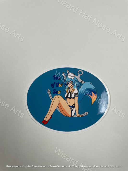 4-inch "Fox of the Sea" Sticker