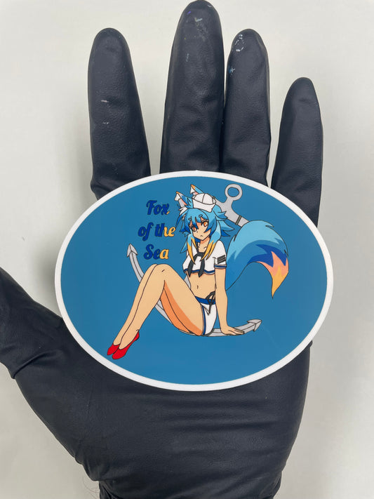 4-inch "Fox of the Sea" Sticker