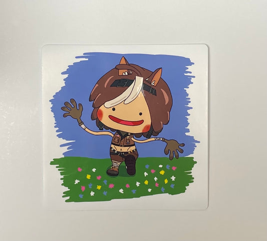 4-inch Tomoe Umari Pokopia Sticker