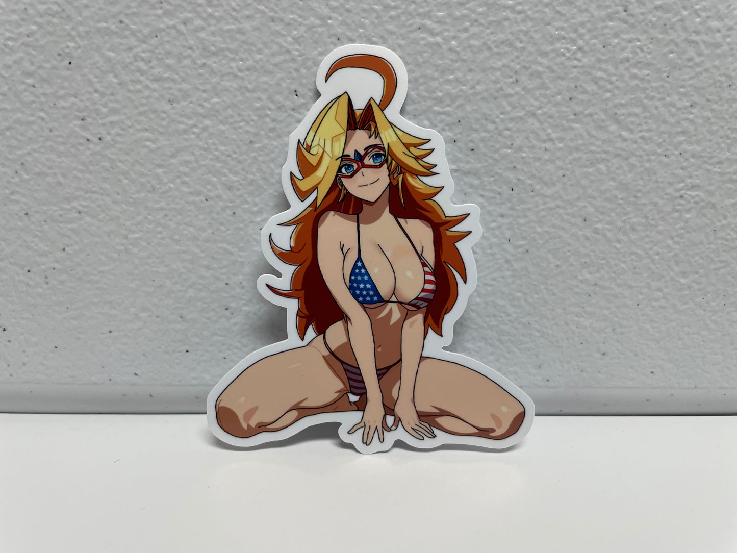 3-Inch Kamen America Pinup Sticker