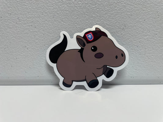 3-Inch 82nd Airborne Company Horse Sticker