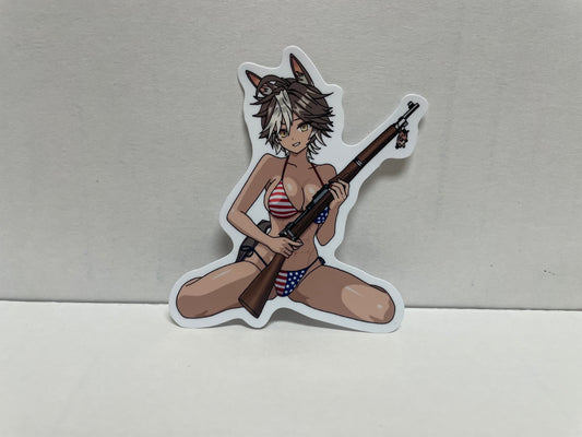 3-Inch Tomoe Umari Springfield Pinup Sticker