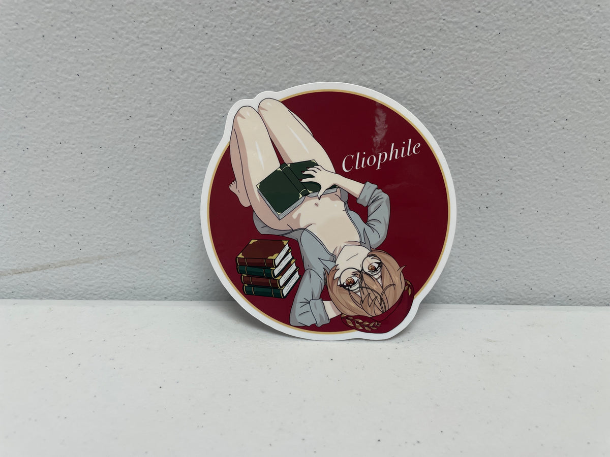 4-Inch "Cliophile" Sticker