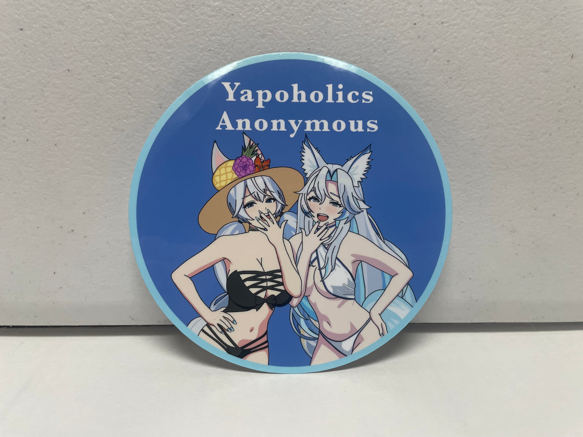 4-inch "Yapoholics Anonymous" Sticker