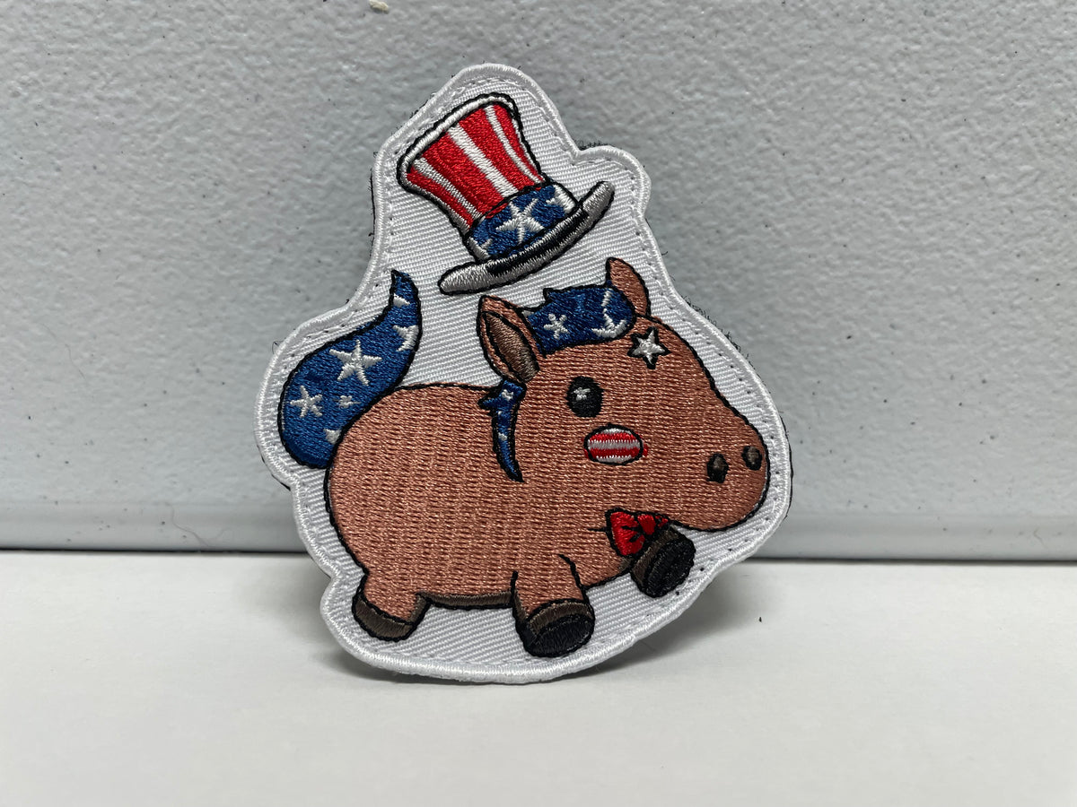 3-Inch Patriotic Horse Soldier Velcro Patch