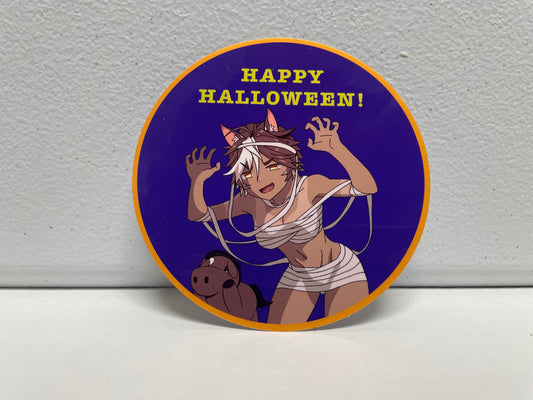 4-Inch Tomoe Umari Halloween Sticker
