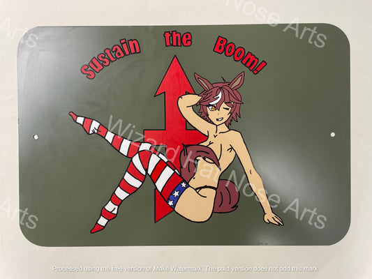 18"x12" Tomoe Umari Pinup Metal Poster