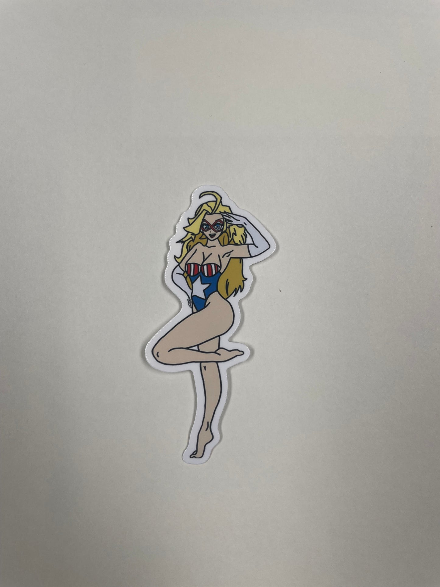 3-inch Kamen America Pinup Sticker
