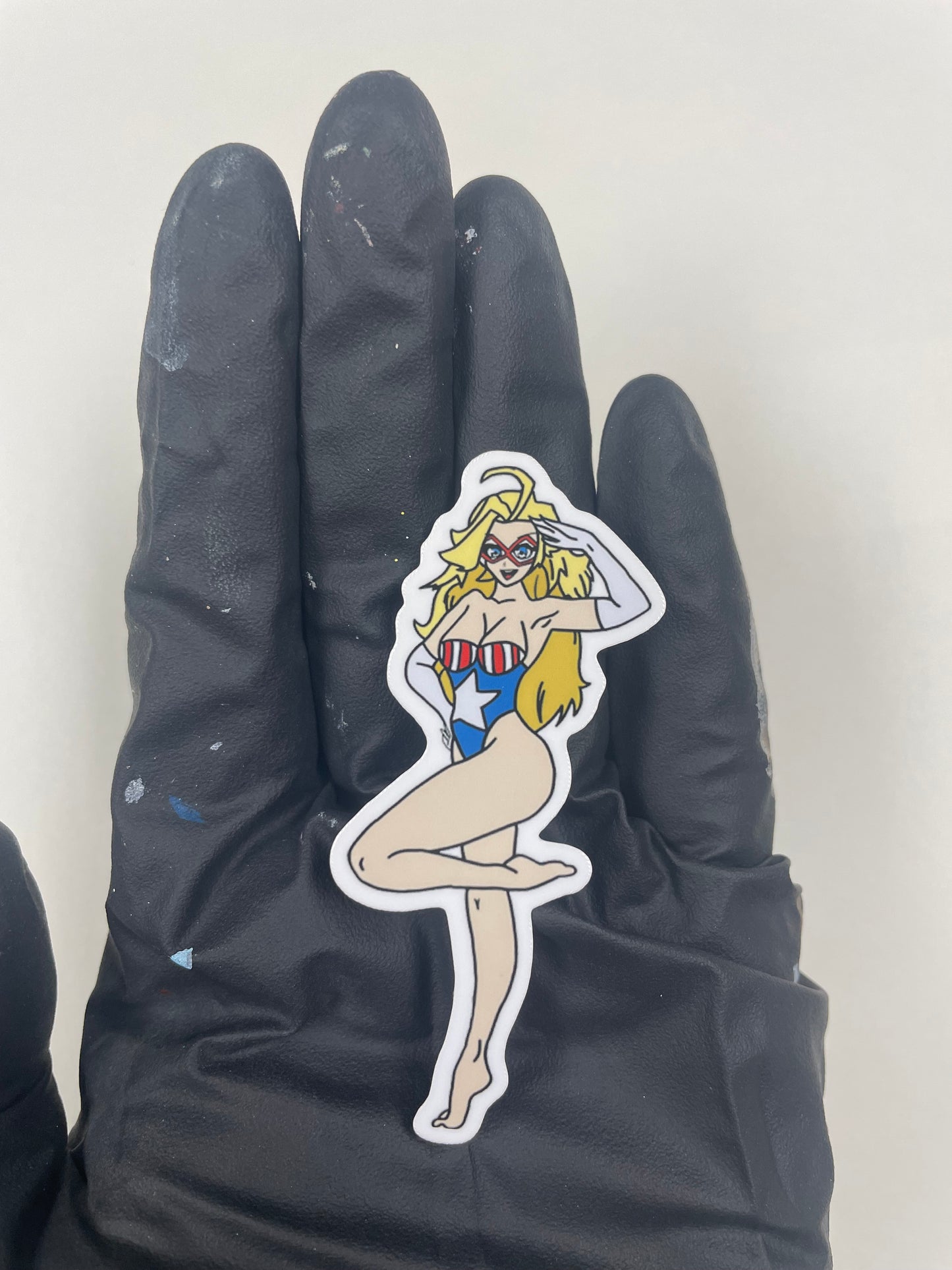 3-inch Kamen America Pinup Sticker