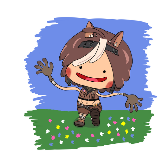 4-inch Tomoe Umari Pokopia Sticker