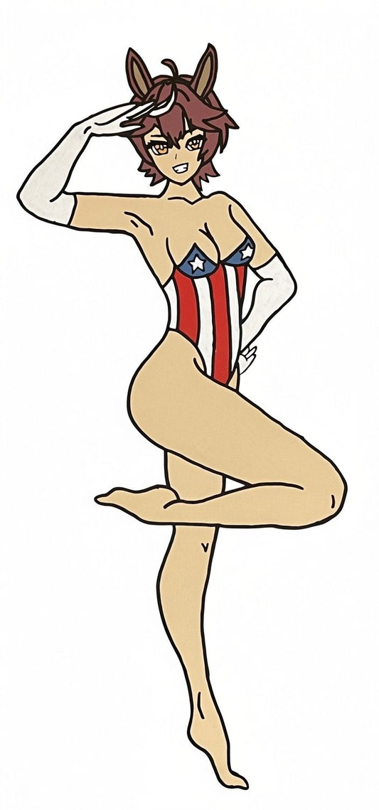 3-inch Tomoe Pinup Sticker