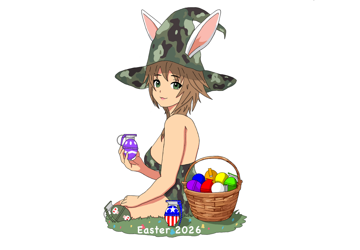 3-inch Mede 2026 Easter Sticker