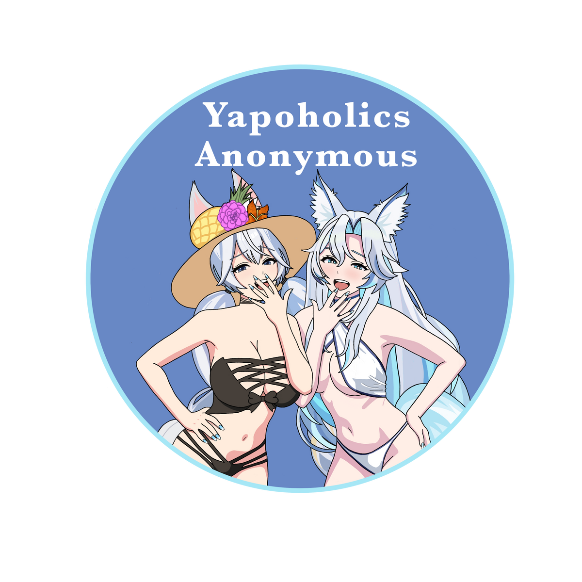 4-inch "Yapoholics Anonymous" Sticker