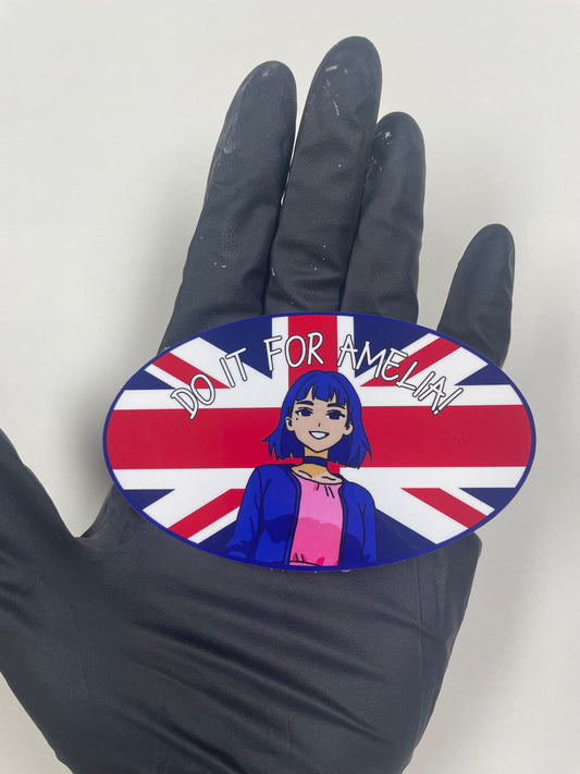 4-inch "Do It For Amelia" Sticker