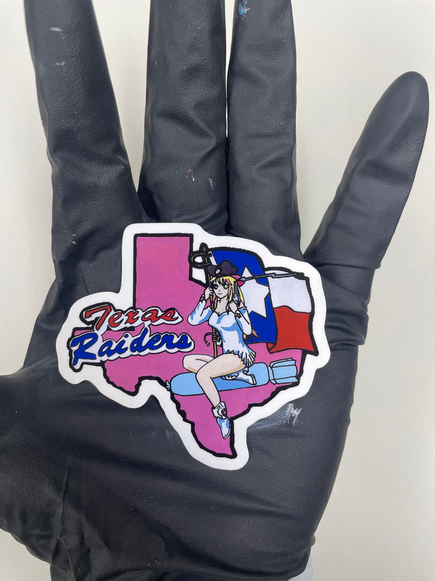3-inch Lulu Lasso "Texas Raiders" Sticker