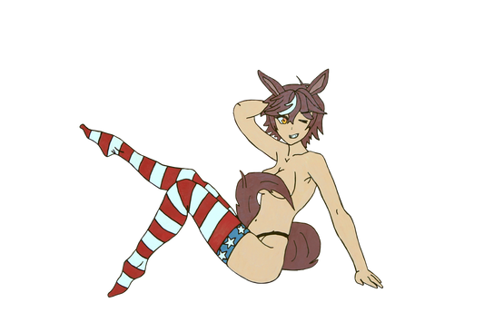 4-inch Tomoe Umari Pinup Sticker