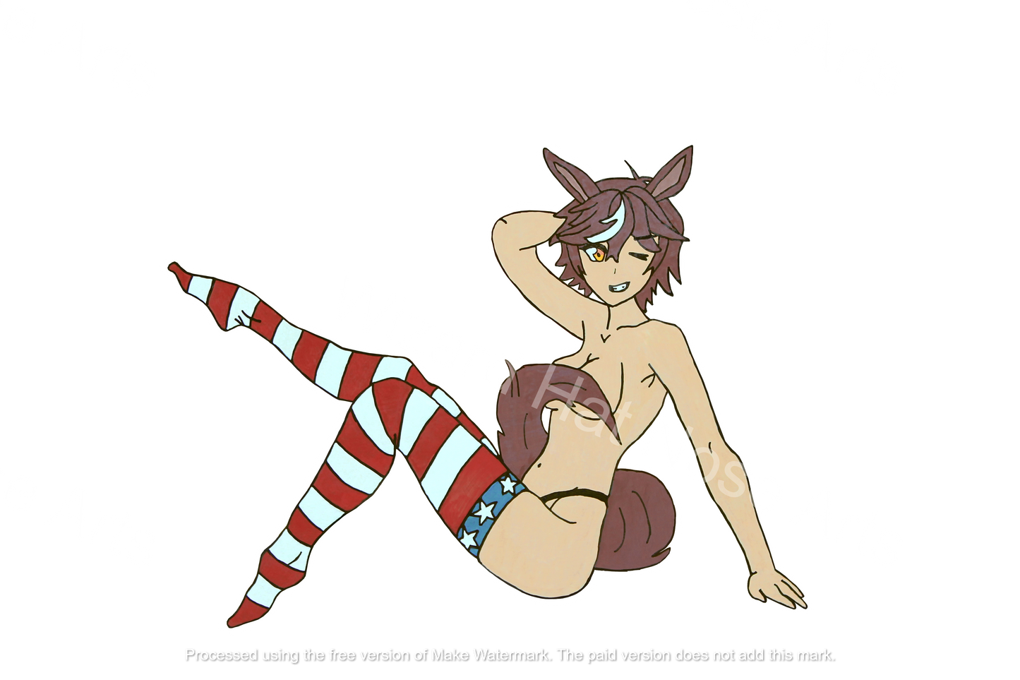 Tomoe Umari Pinup Sticker