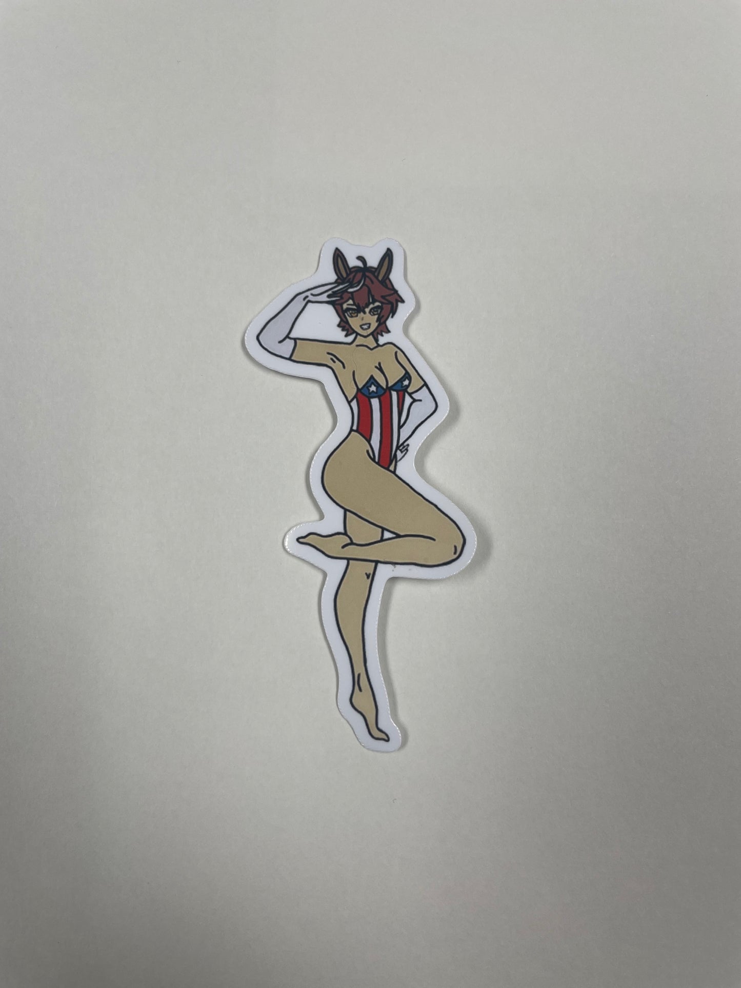 3-inch Tomoe Pinup Sticker