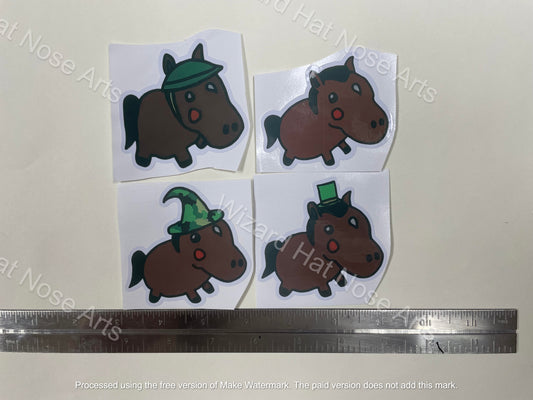 4 Sticker Horse Collection